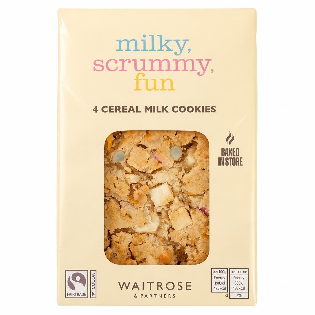 Waitrose 4 Cereal Milk Cookies