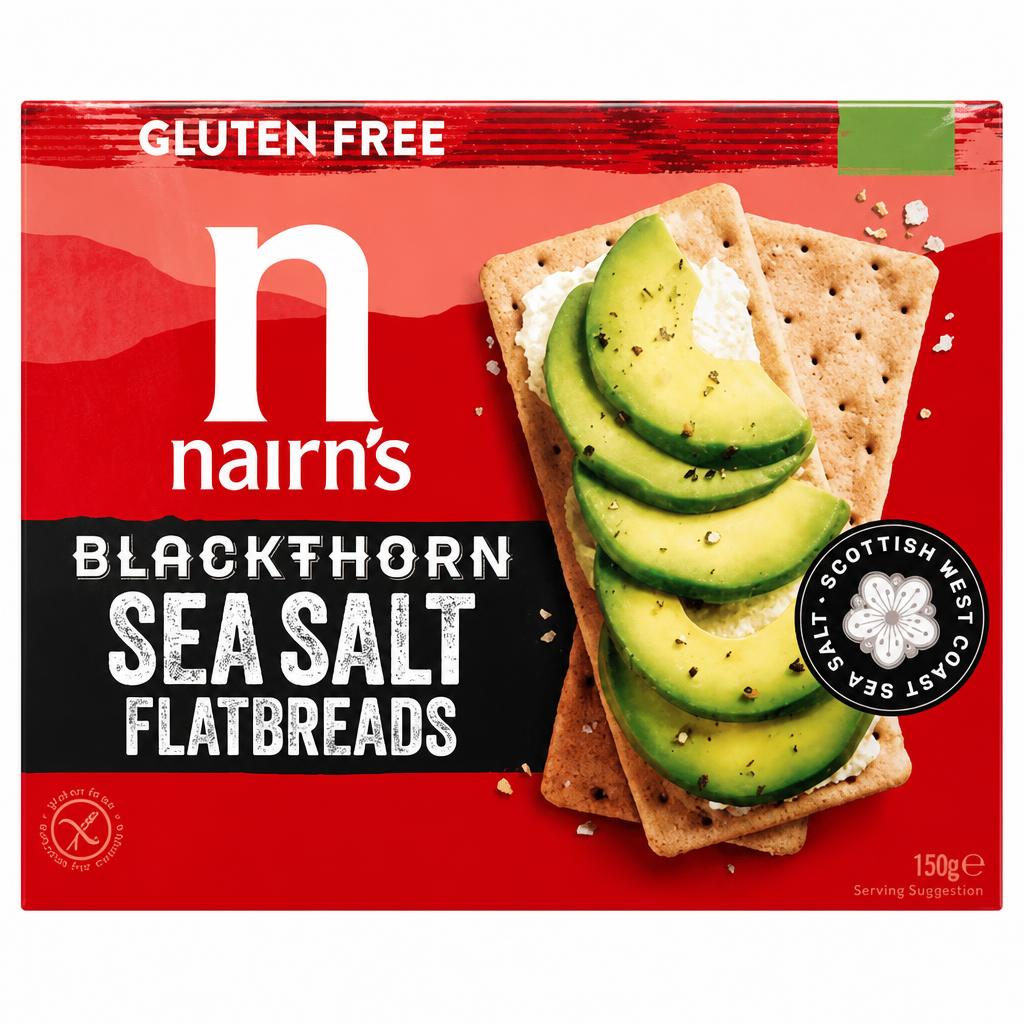 Nairn's Blackthorn Sea Salt Flatbreads