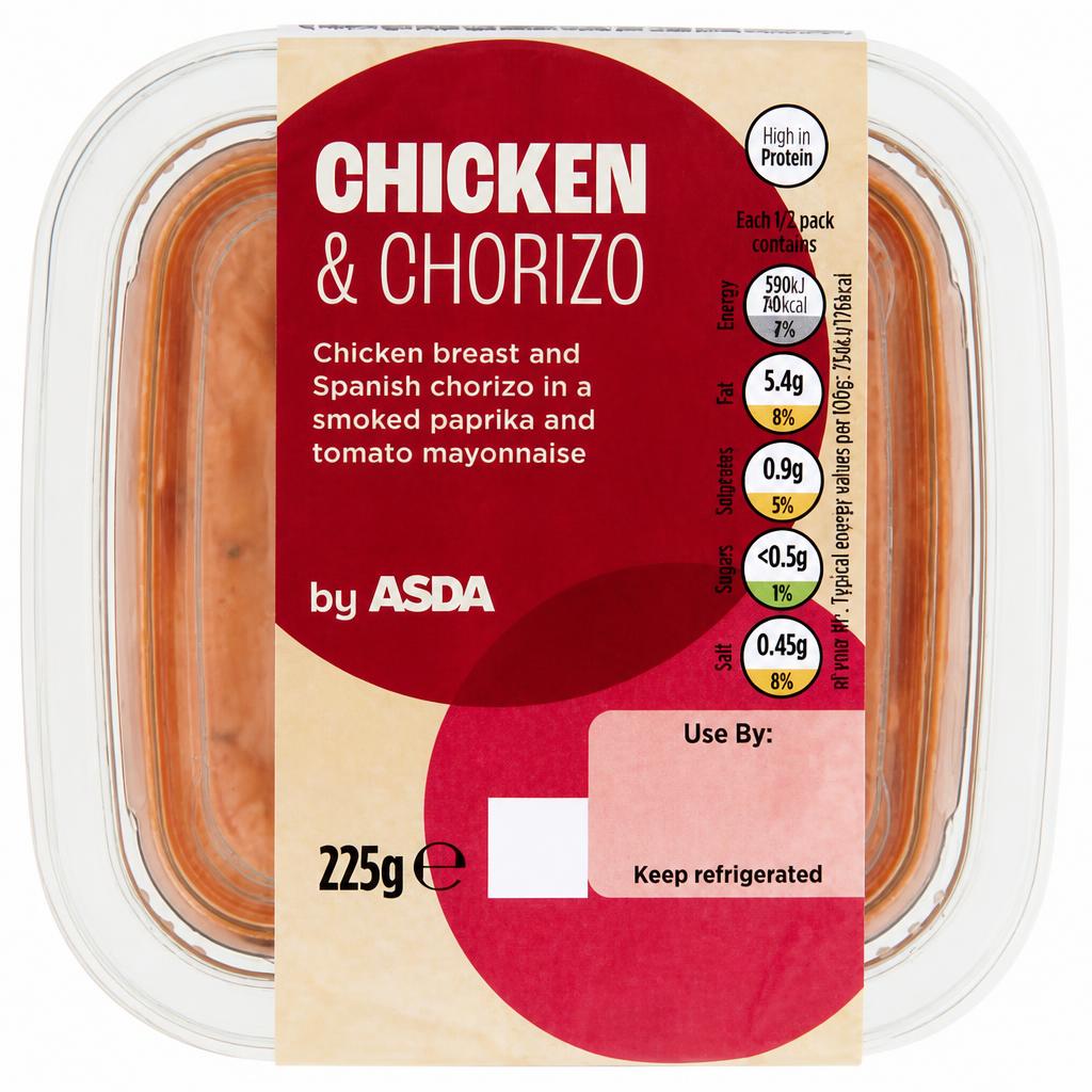 Summer by ASDA Chicken & Chorizo 225g