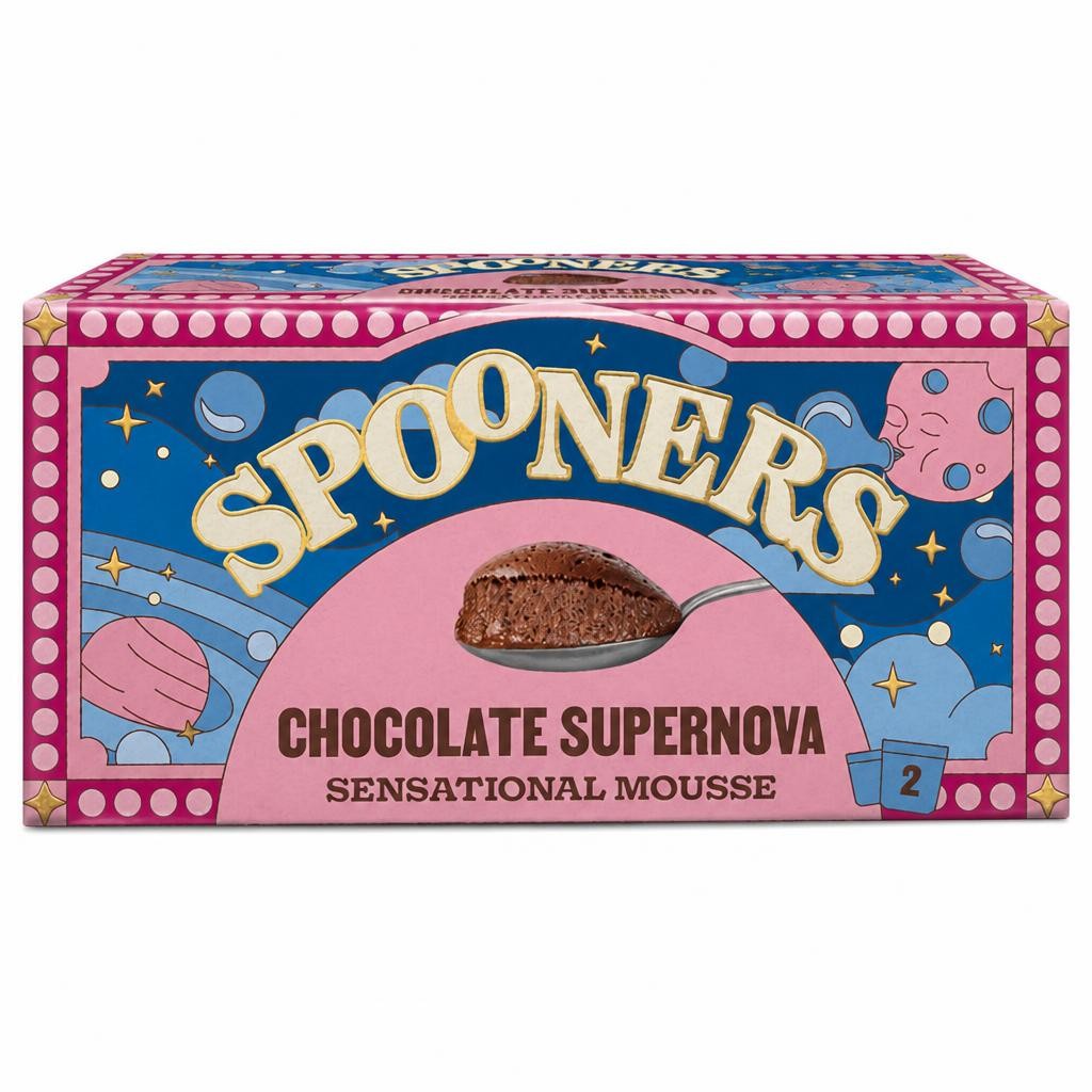 Spooners Chocolate Supernova Sensational Mousse 2x70g