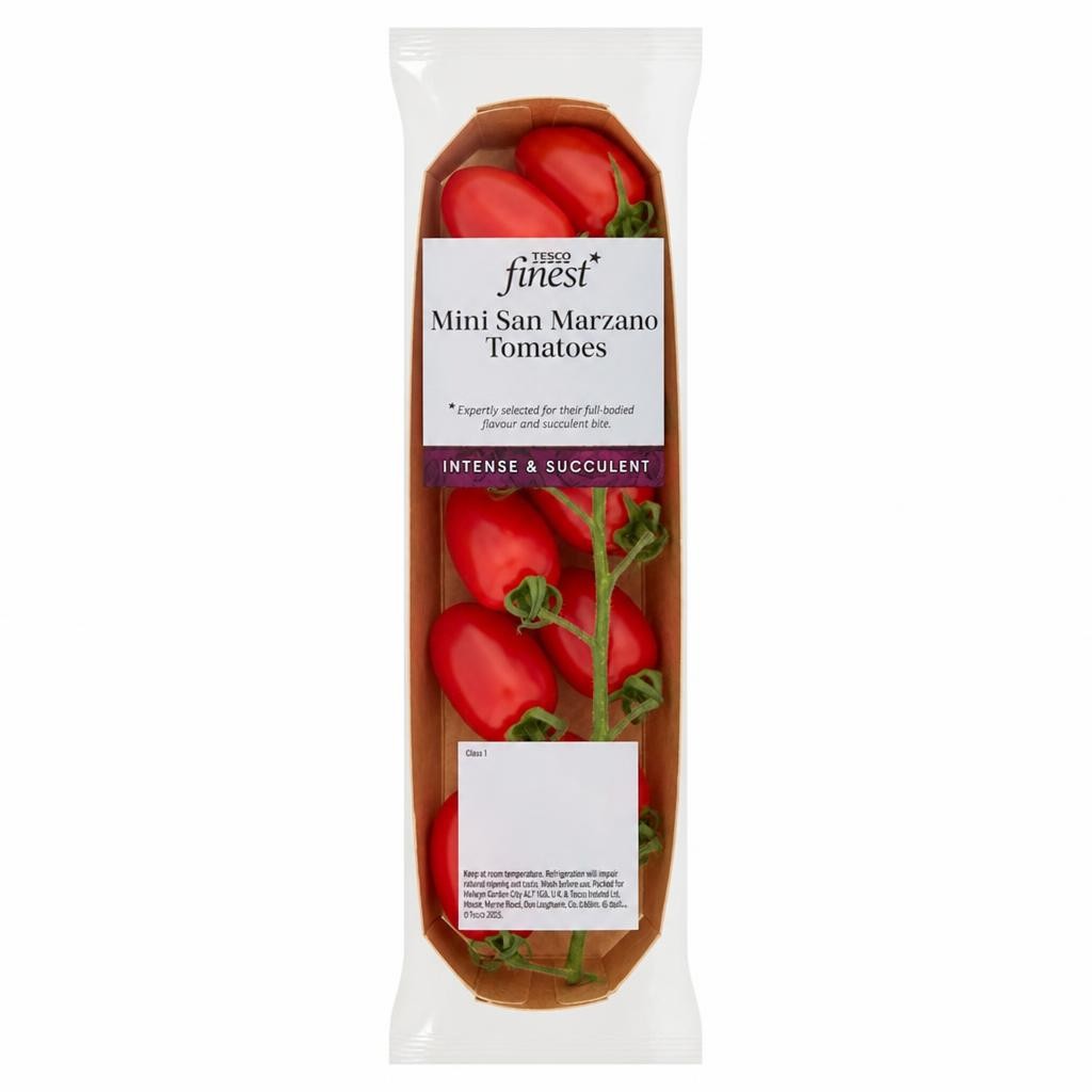 Tesco Finest Mini San Marzano Tomatoes 220G