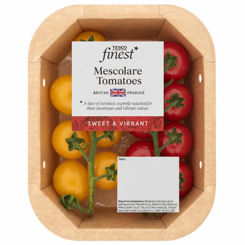 Tesco Finest Mescolare Vine Tomatoes 220G