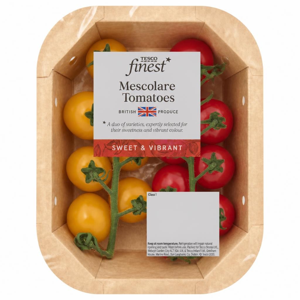 Tesco Finest Mescolare Vine Tomatoes 220G