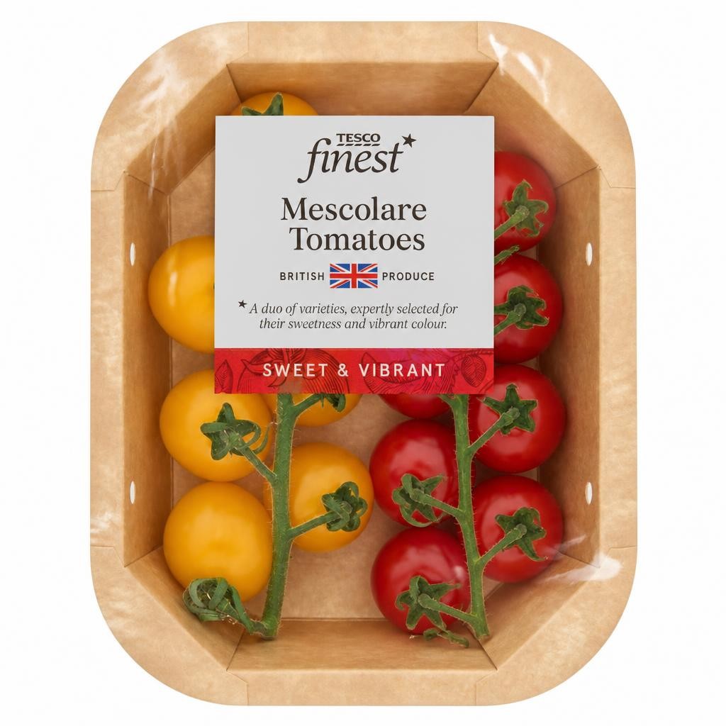 Tesco Finest Mescolare Vine Tomatoes 220G