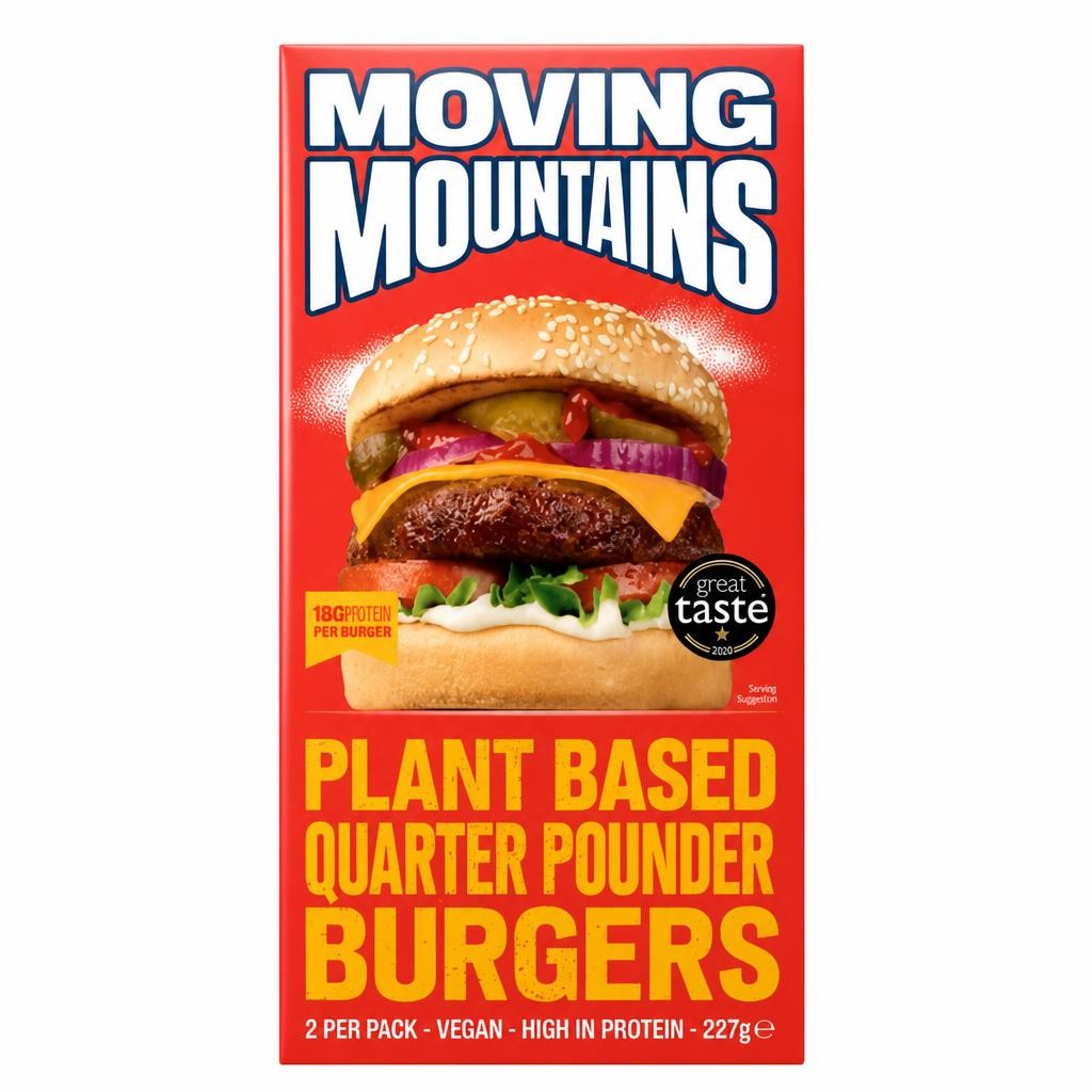 Moving Mountains 2 Plant-Based 1/4lb Burgers