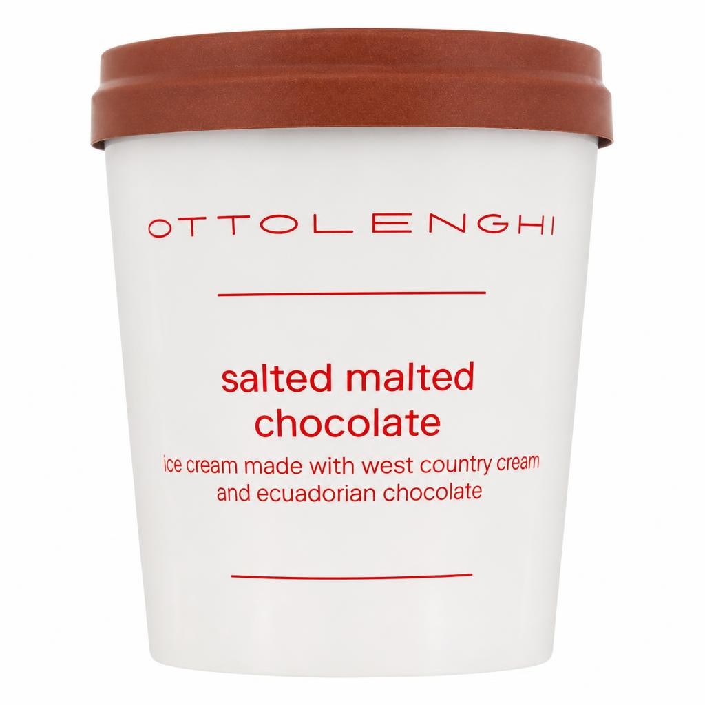 Ottolenghi Salted Malted Chocolate Ice Cream