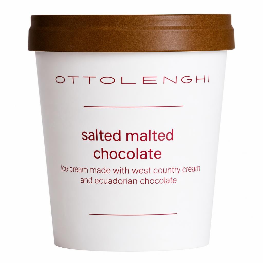Ottolenghi Salted Malted Chocolate Ice Cream