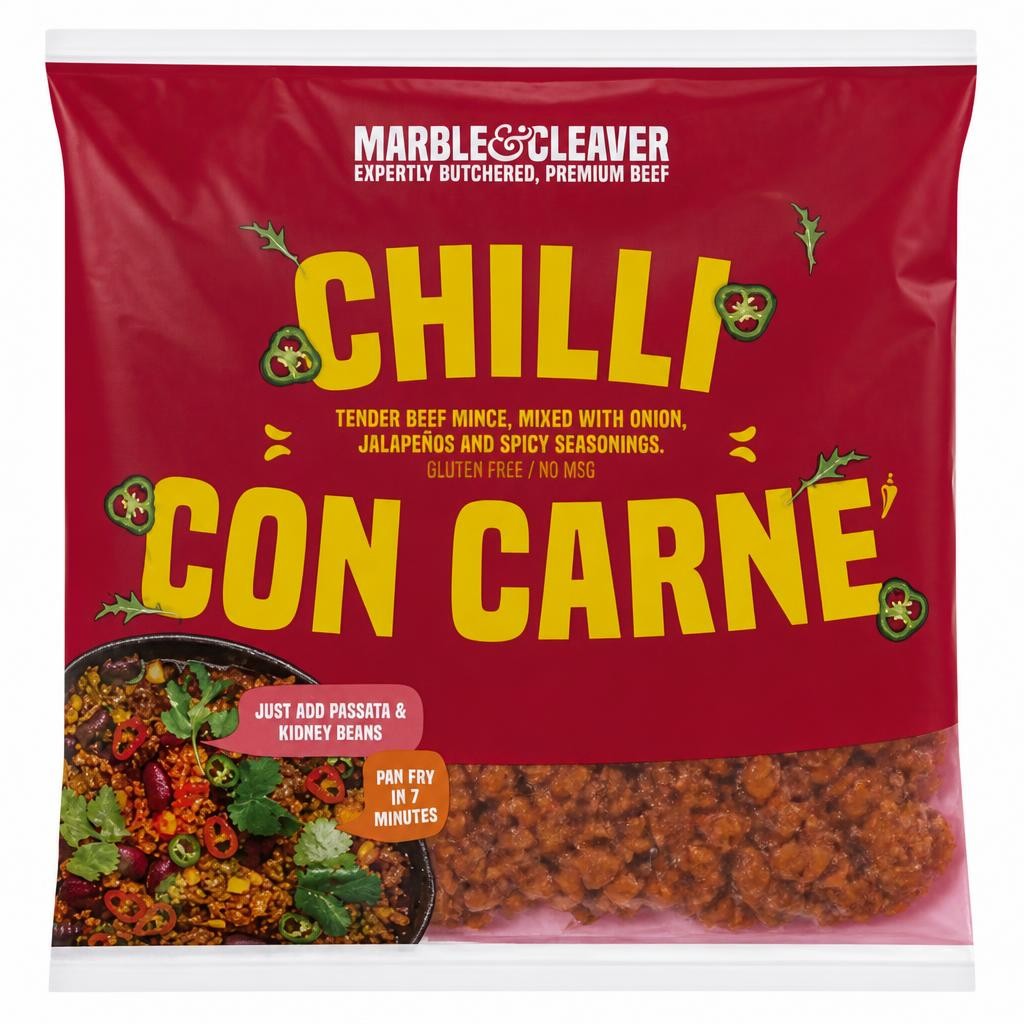 Marble & Cleaver Chilli Con Carne 450g