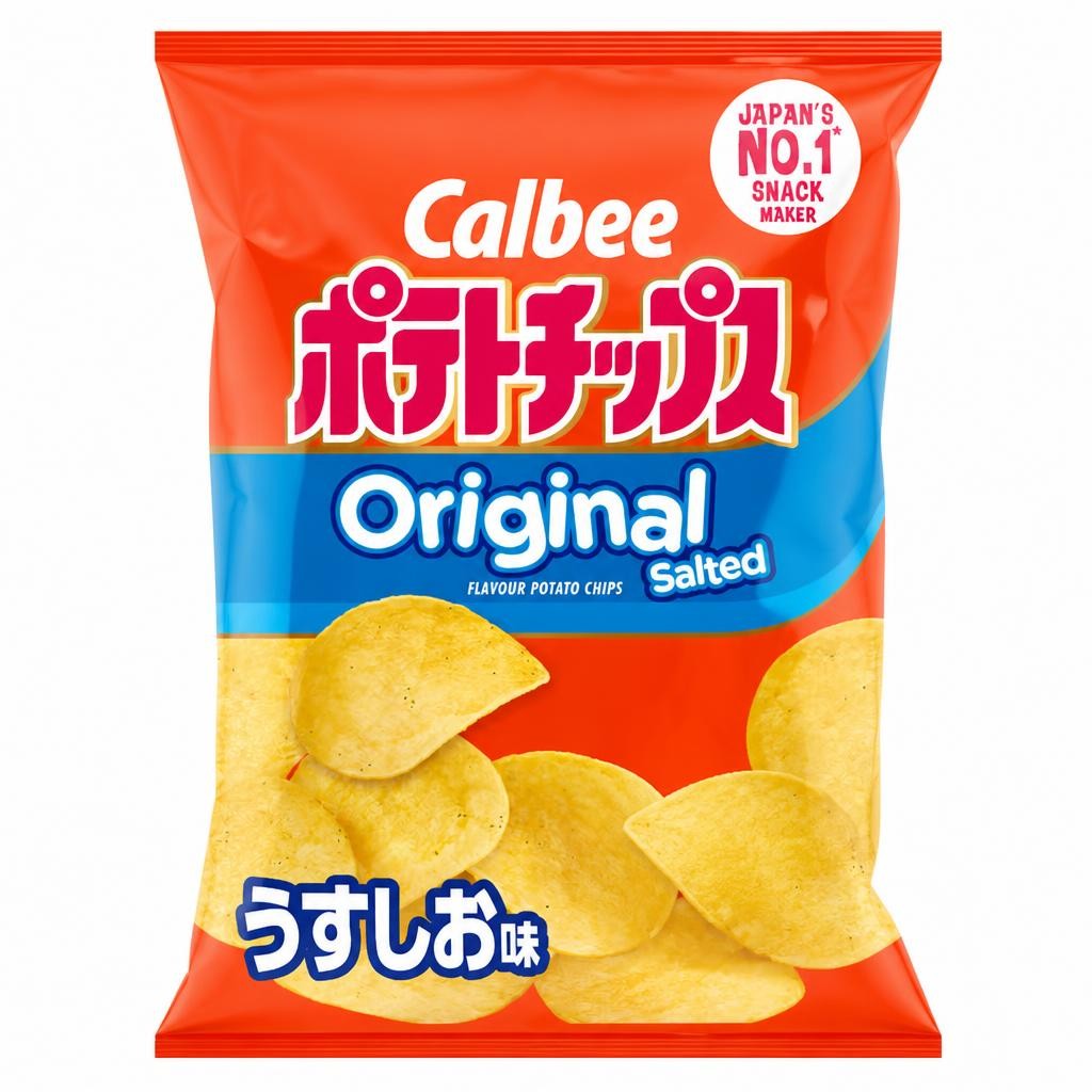 Calbee Original Salted Flavour Potato Chips 130g
