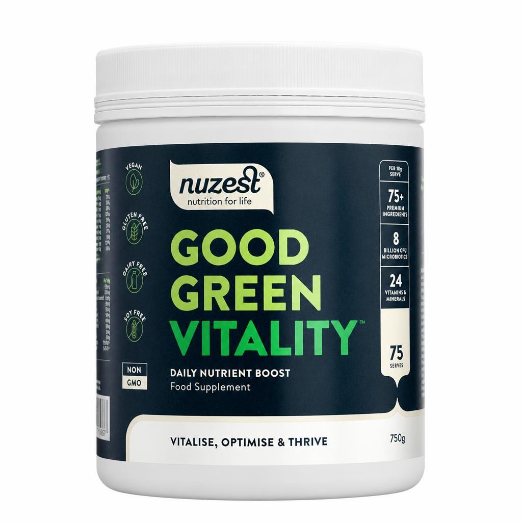 Nuzest Good Green Vitality Multivitamin Greens Powder 750g 75 Servings