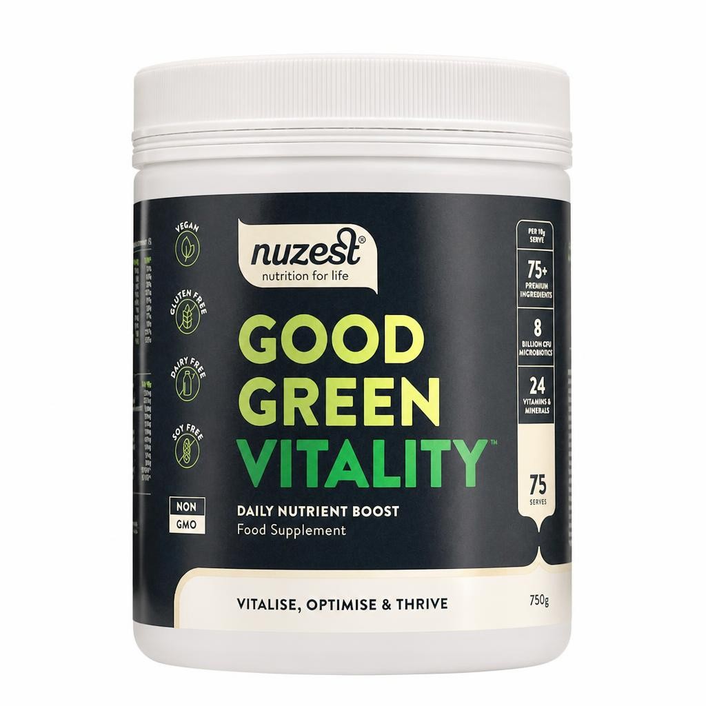 Nuzest Good Green Vitality Multivitamin Greens Powder 750g 75 Servings
