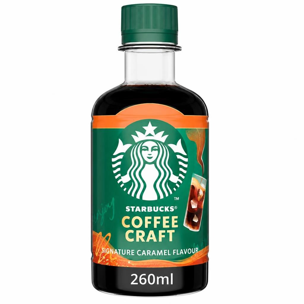 Starbucks 260ml Signature Caramel Flavour Concentrated Iced Coffee