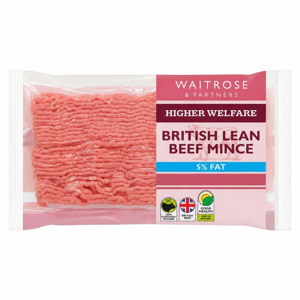 Waitrose British Native Breed Beef Mince 5% Fat