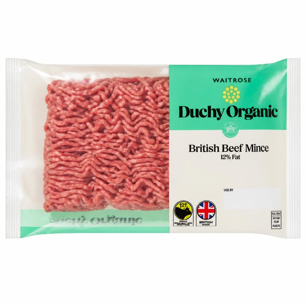 Duchy Organic British Beef Mince 12% Fat