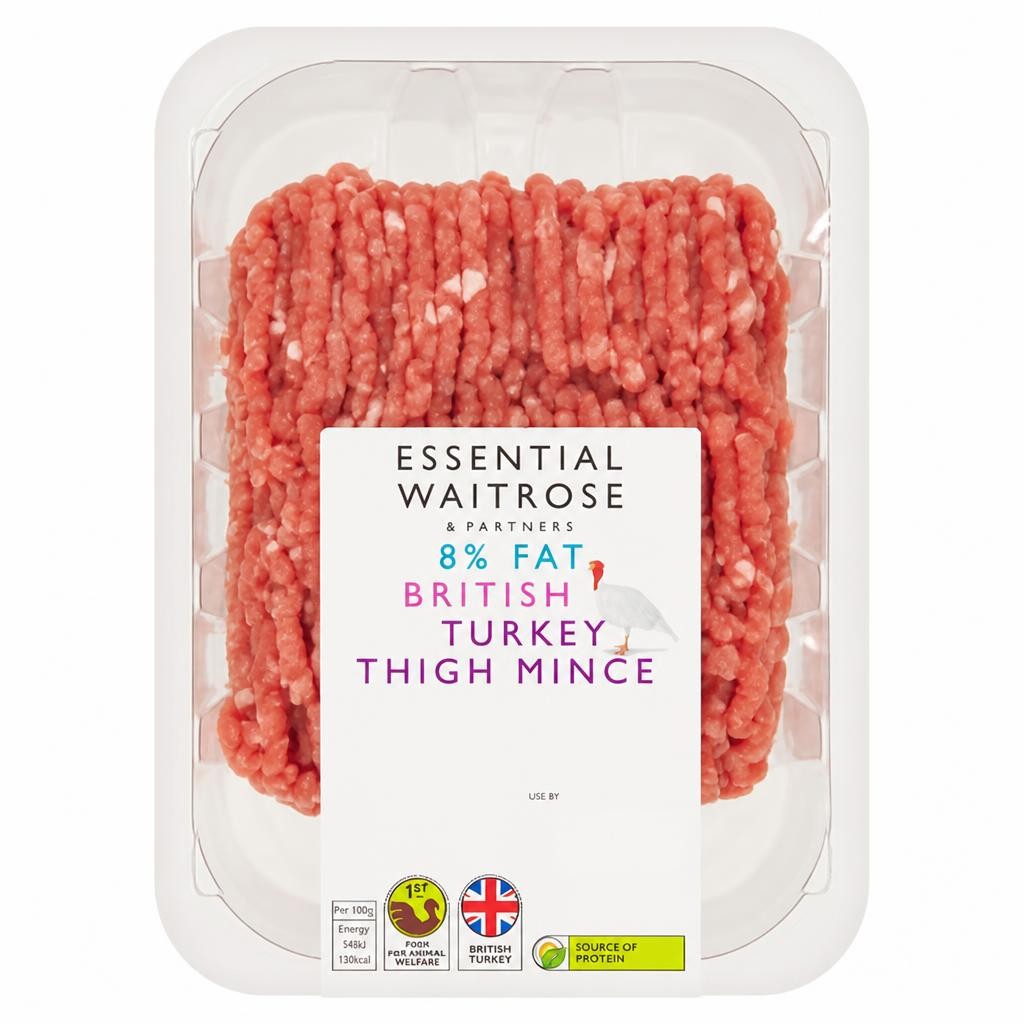 Essential 8% Fat British Turkey Thigh Mince