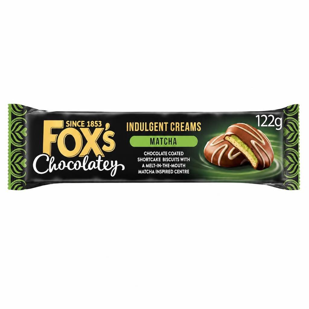 Fox’s Chocolatey Biscuits Matcha Indulgent Creams 122g