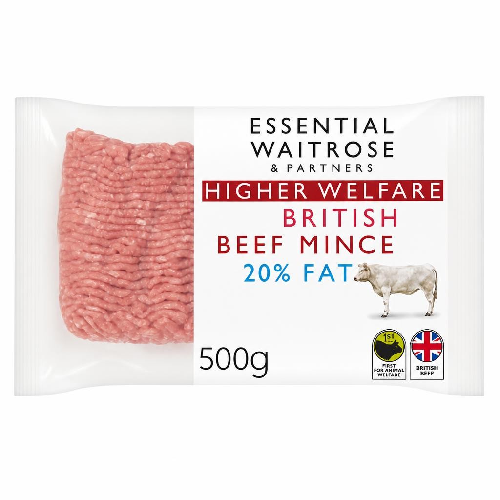 Essential 20% Fat British Beef Mince