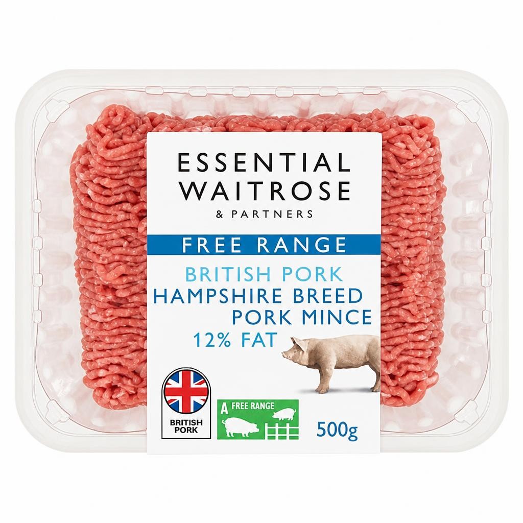 Essential Free Range Pork Mince 12% Fat