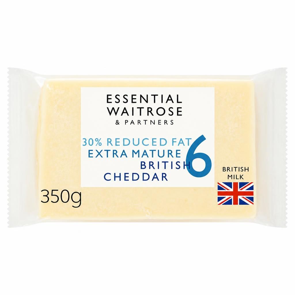 Essential 30% Reduced Fat Extra Mature Cheddar Cheese Strength 6