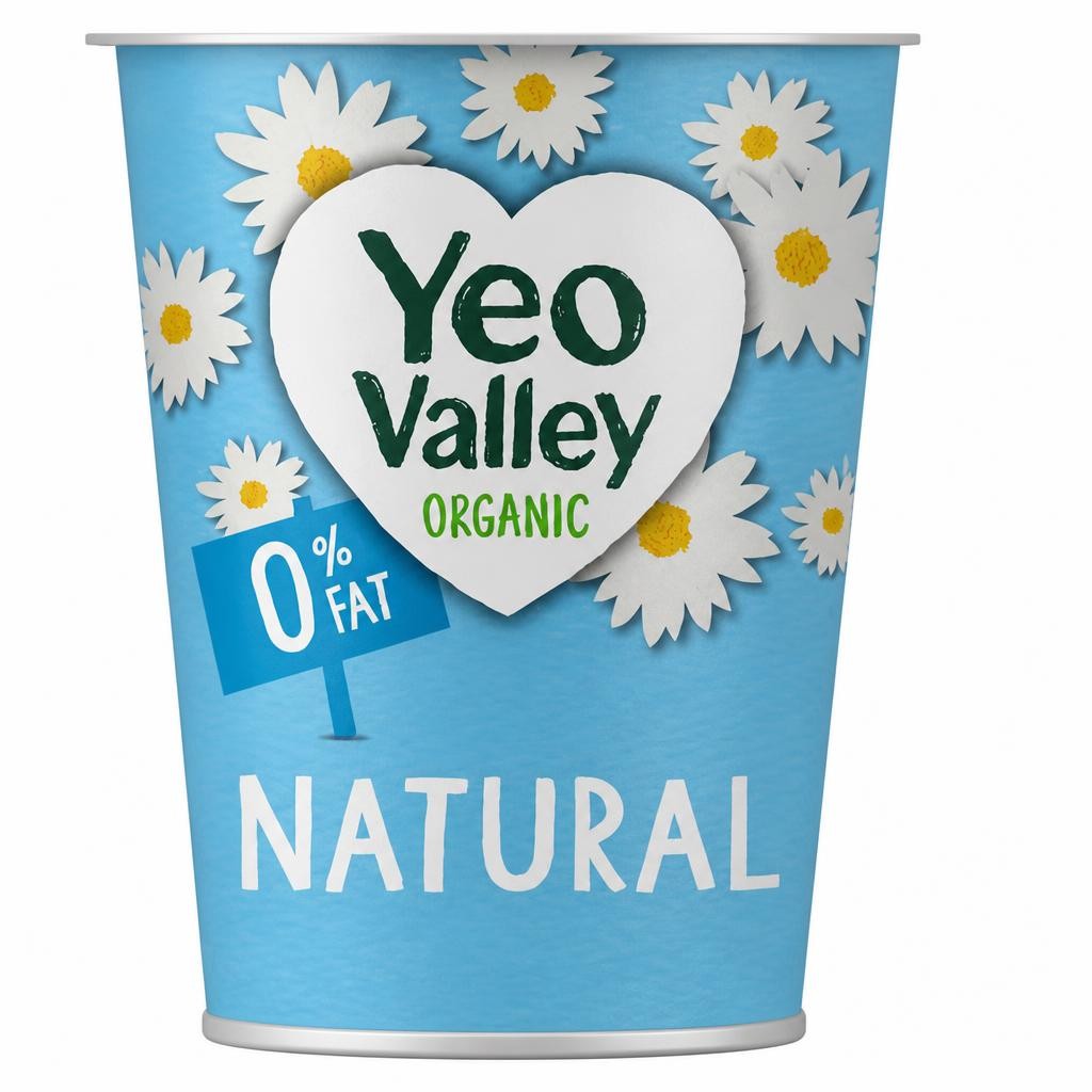Yeo Valley 0% Fat Organic Natural Yogurt