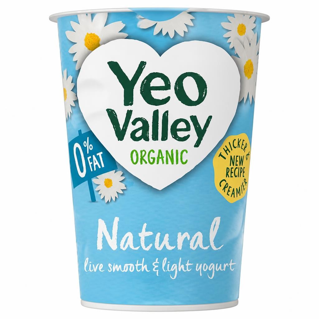 Yeo Valley 0% Fat Organic Natural Yogurt