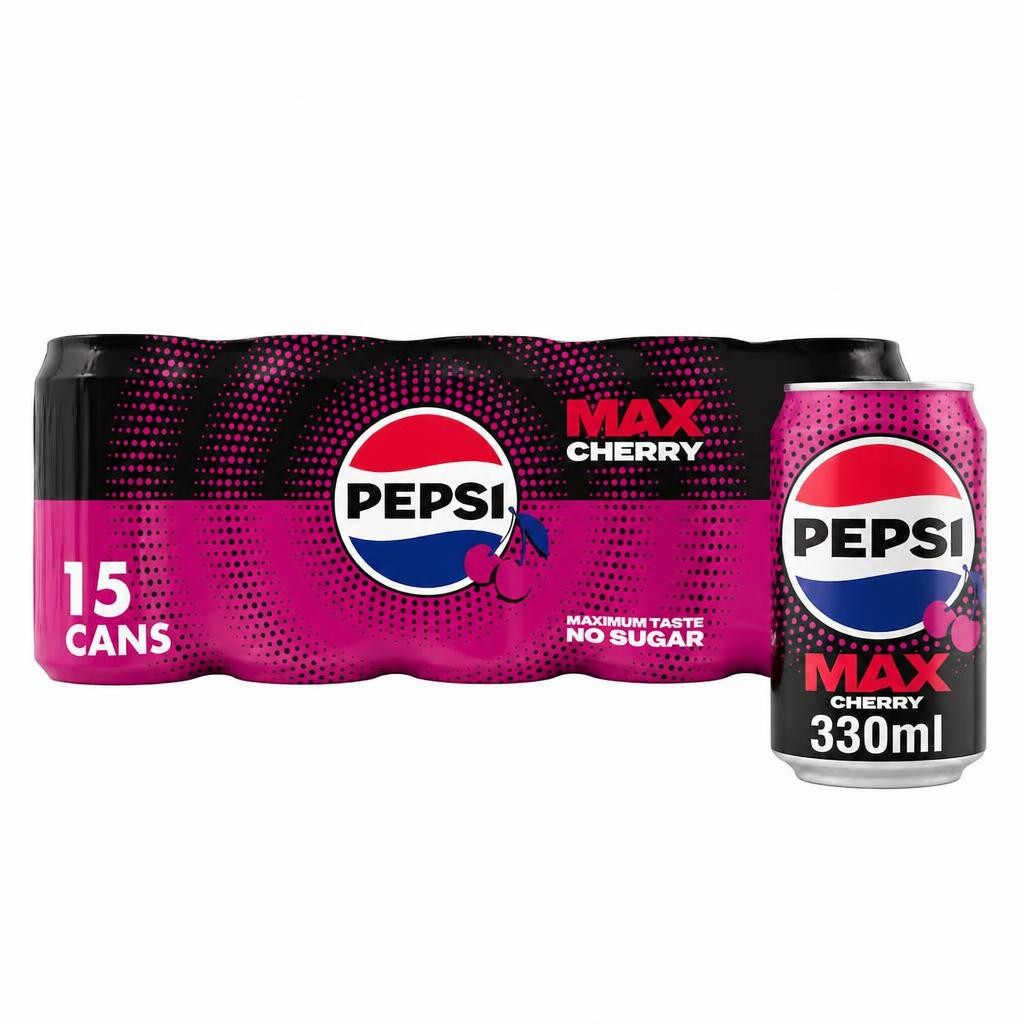 Pepsi Max No Sugar Cherry 15 x 330ml