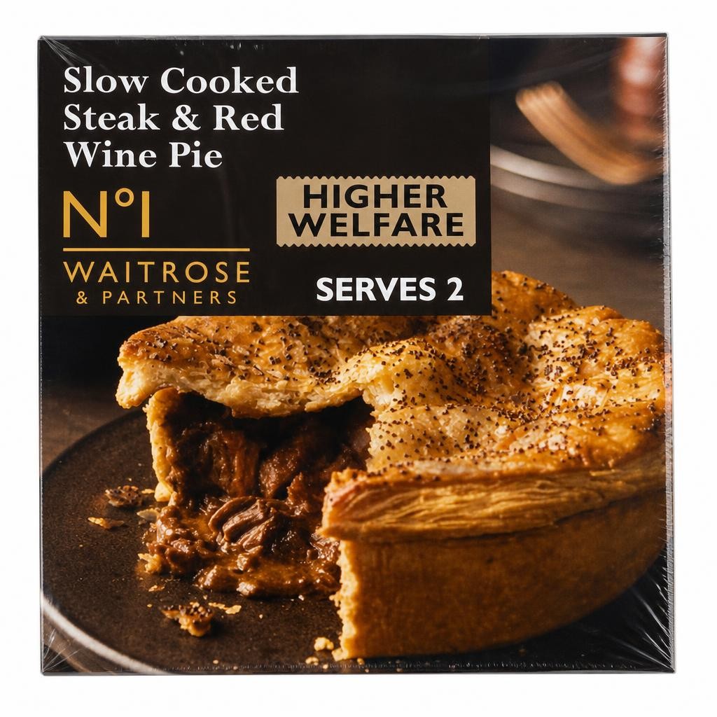 No.1 Slow Cooked Steak & Red Wine Pie