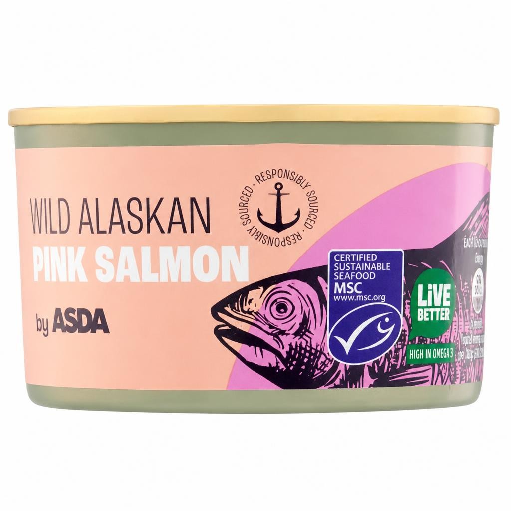ASDA Wild Alaskan Pink Salmon 213g
