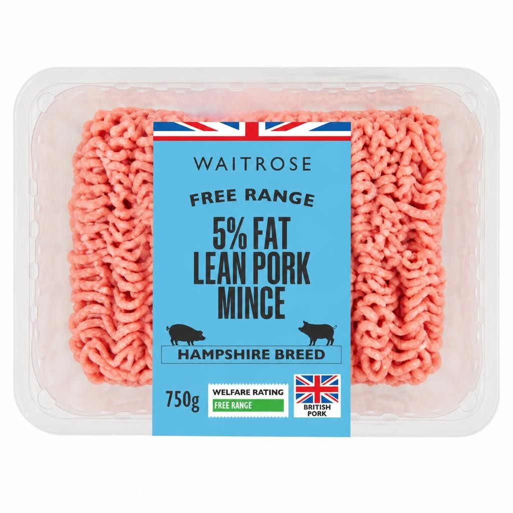 Waitrose Free Range Pork 5% Fat Lean Mince