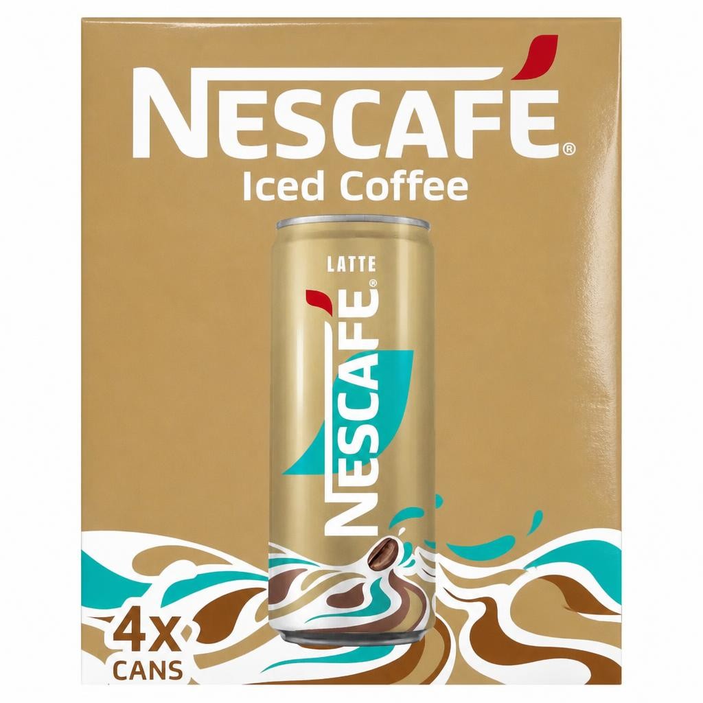 Nescafe Iced Coffee Latte 4x250ml
