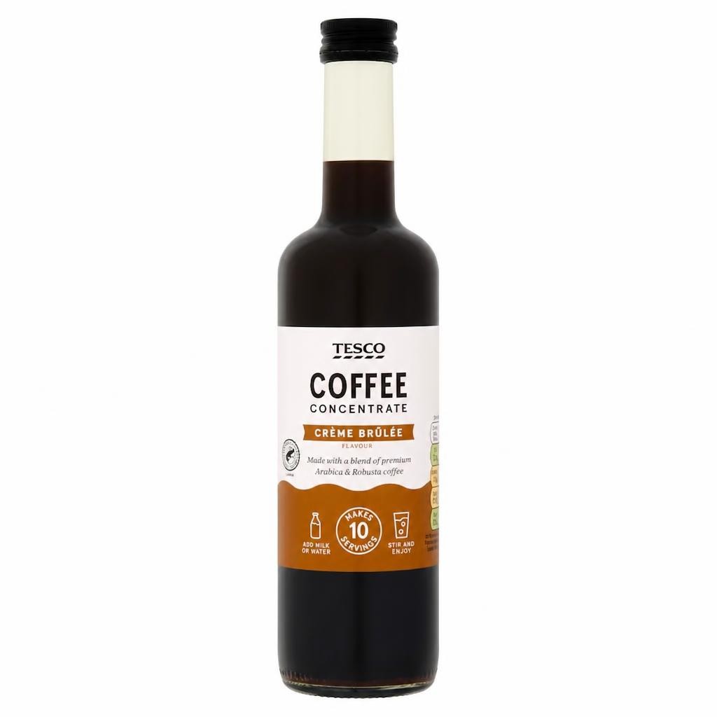 Tesco Creme Brulee Flavour Coffee Concentrate 500ml