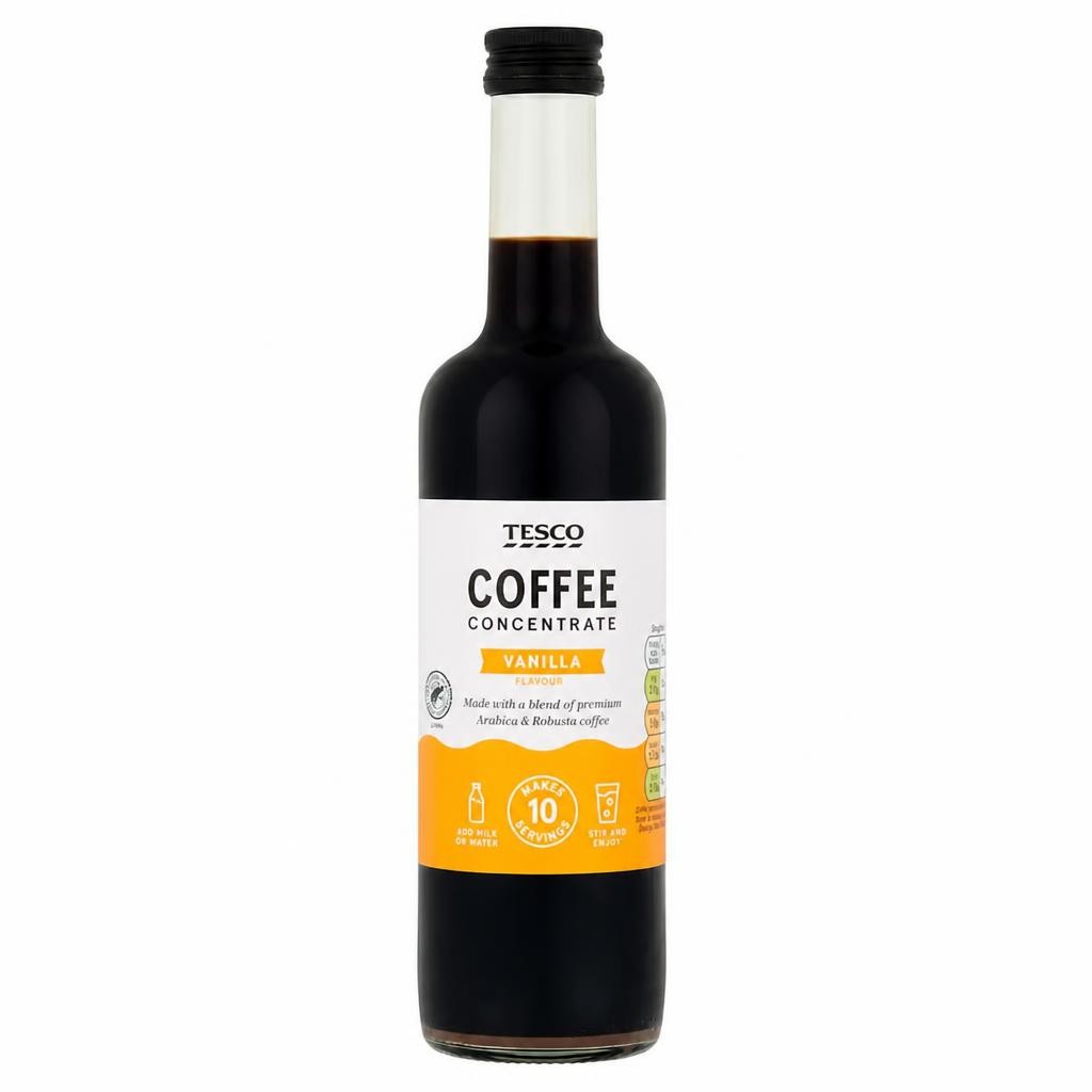 Tesco Vanilla Flavour Coffee Concentrate 500ml