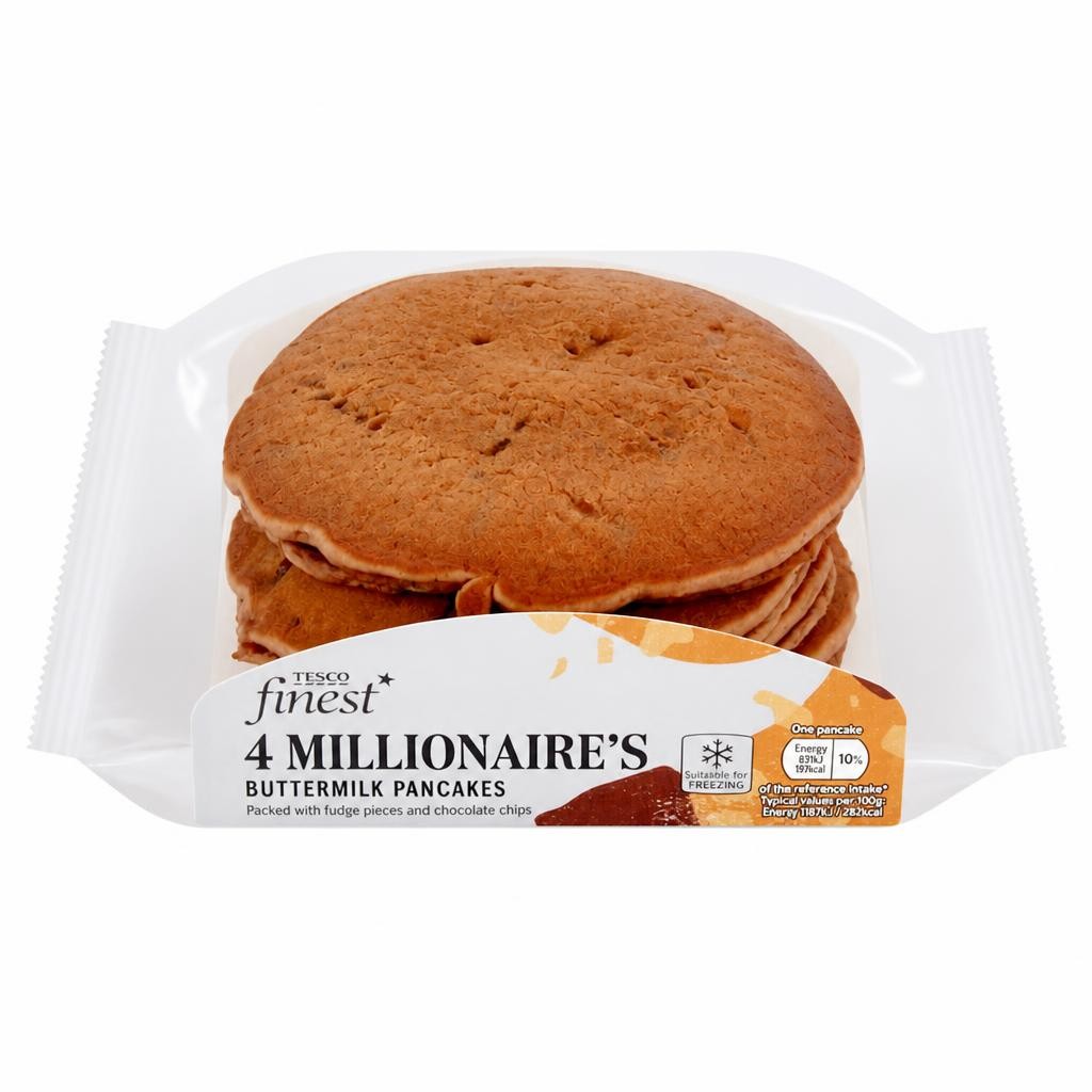 Tesco Finest 4 Millionaire Buttermilk Pancakes