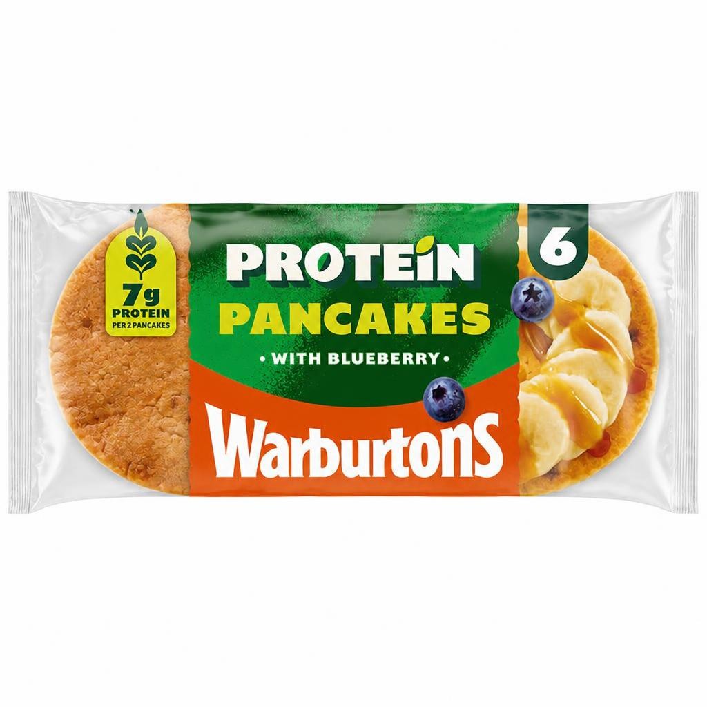 Warburtons 6 Protein Pancakes with Blueberry