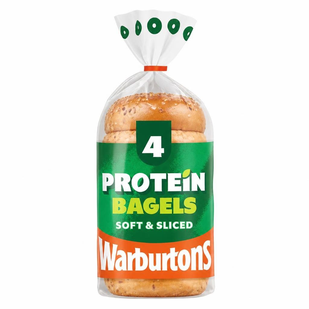 Warburtons 4 Protein Bagels