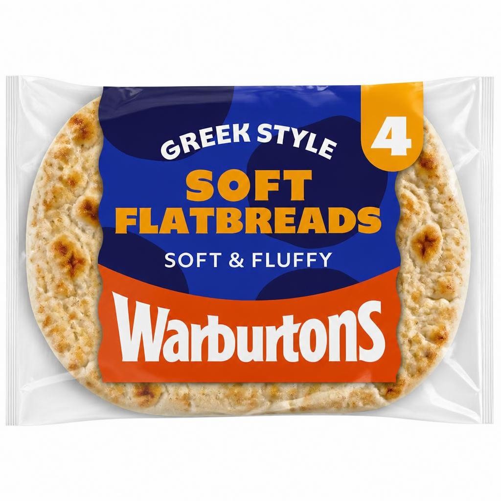 Warburtons 4 Soft Flatbreads