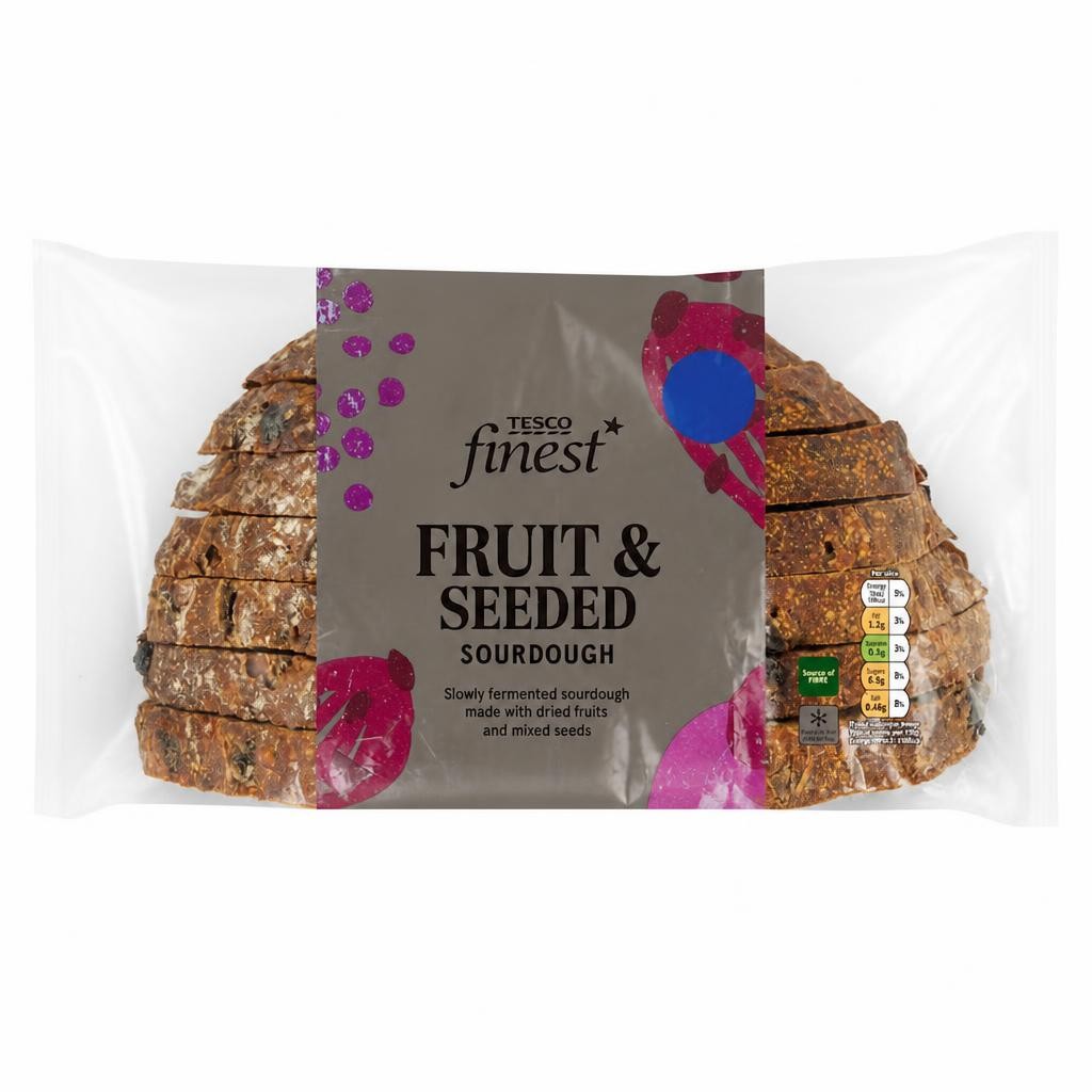Tesco Finest Fruit & Seed Sourdough Bread 400g