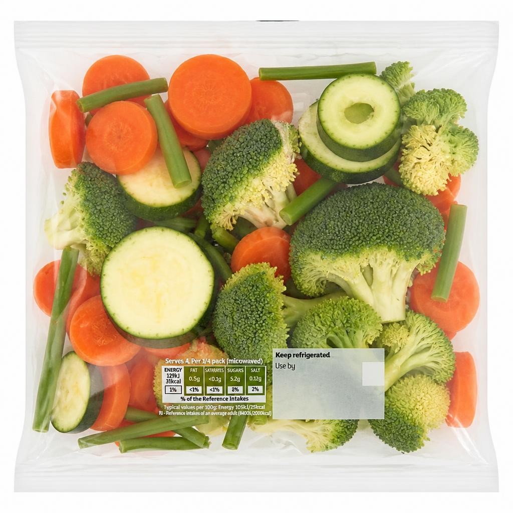 Sainsbury's Carrot, Broccoli, Courgette and Fine Beans 420g