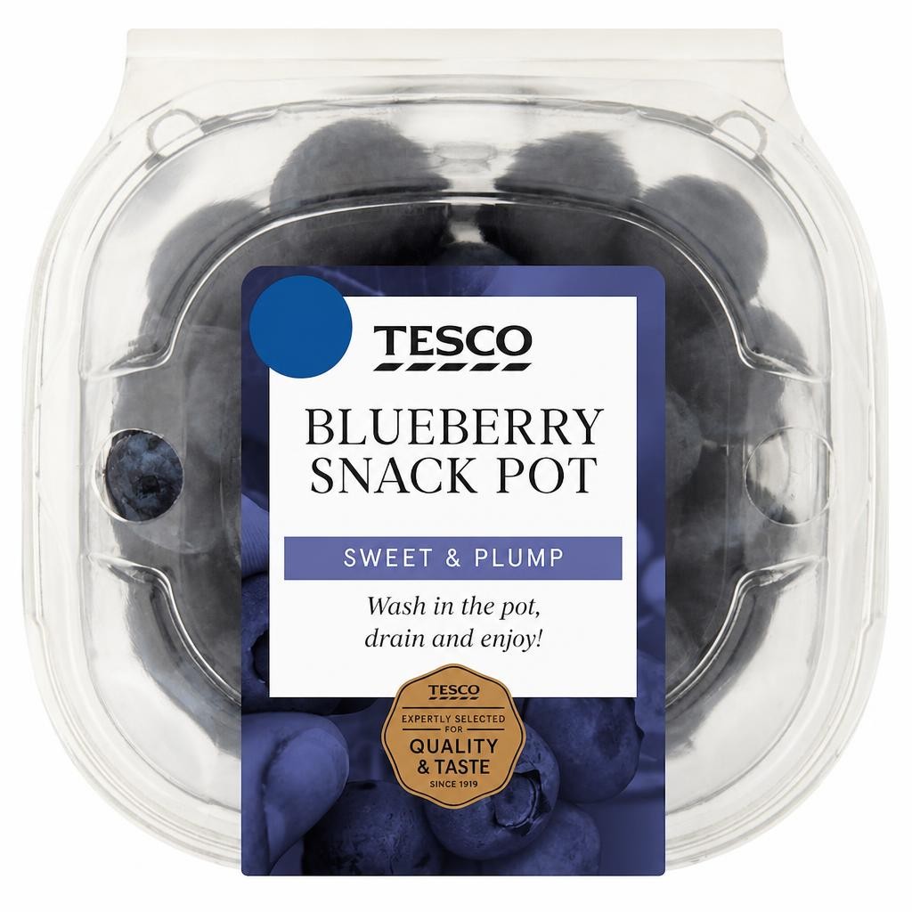 Tesco Blueberries Snack Pot 90g