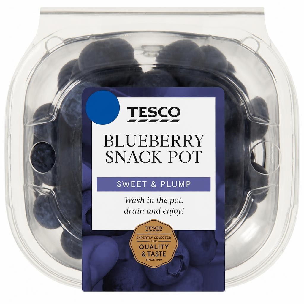 Tesco Blueberries Snack Pot 90g