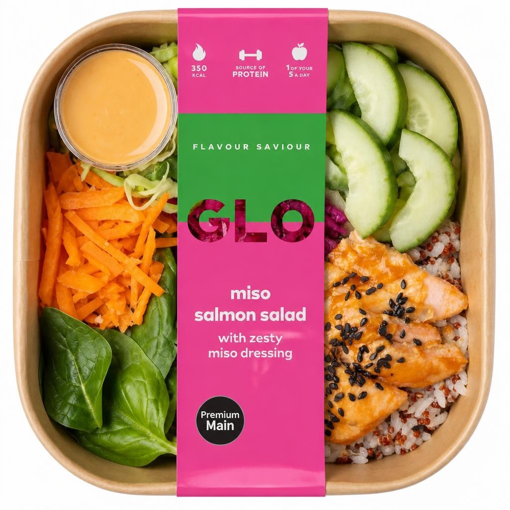 GLO Miso Salmon salad 245g