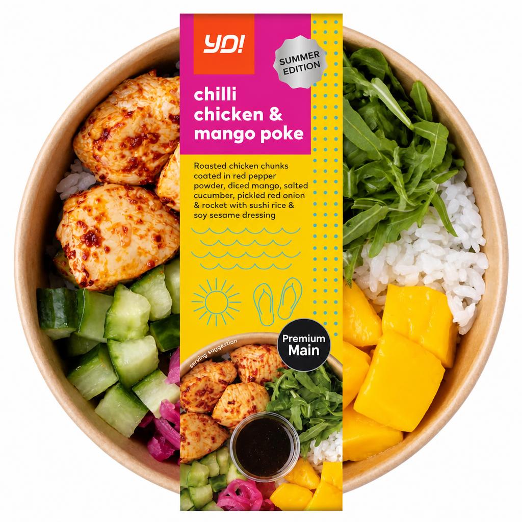 YO! Chilli Chicken & Mango Poke with Soy Sesame Dressing 306g