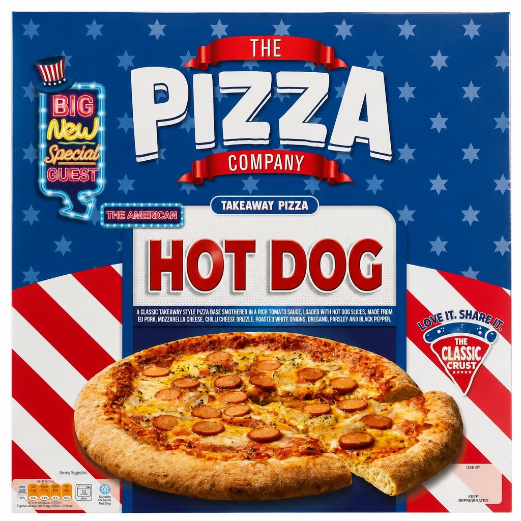 The Pizza Company American Hot Dog Pizza 500g