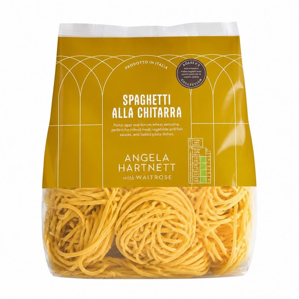 Angela Hartnett with Waitrose Spaghetti alla Chitarra