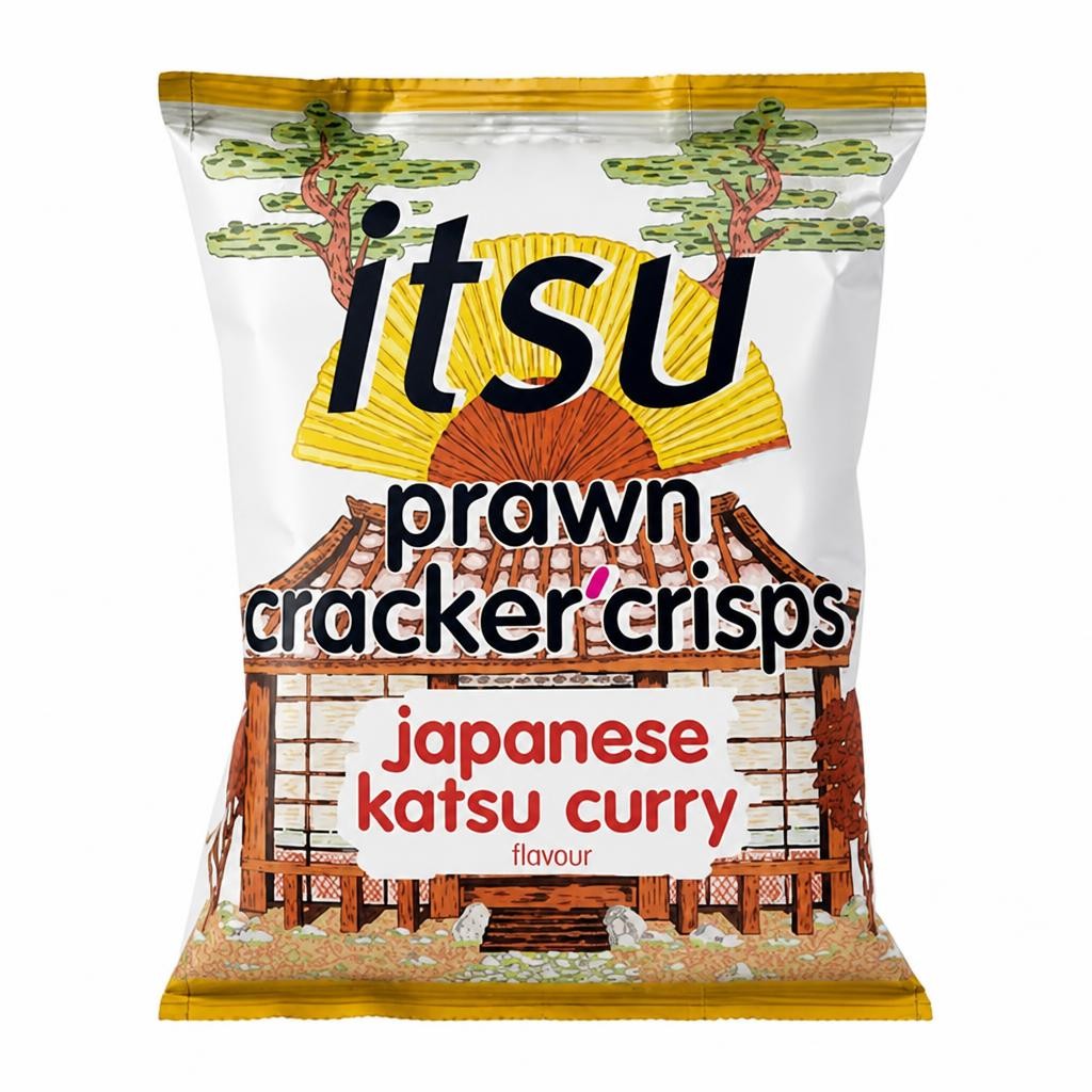 itsu Japanese Katsu Curry Prawn Crackers