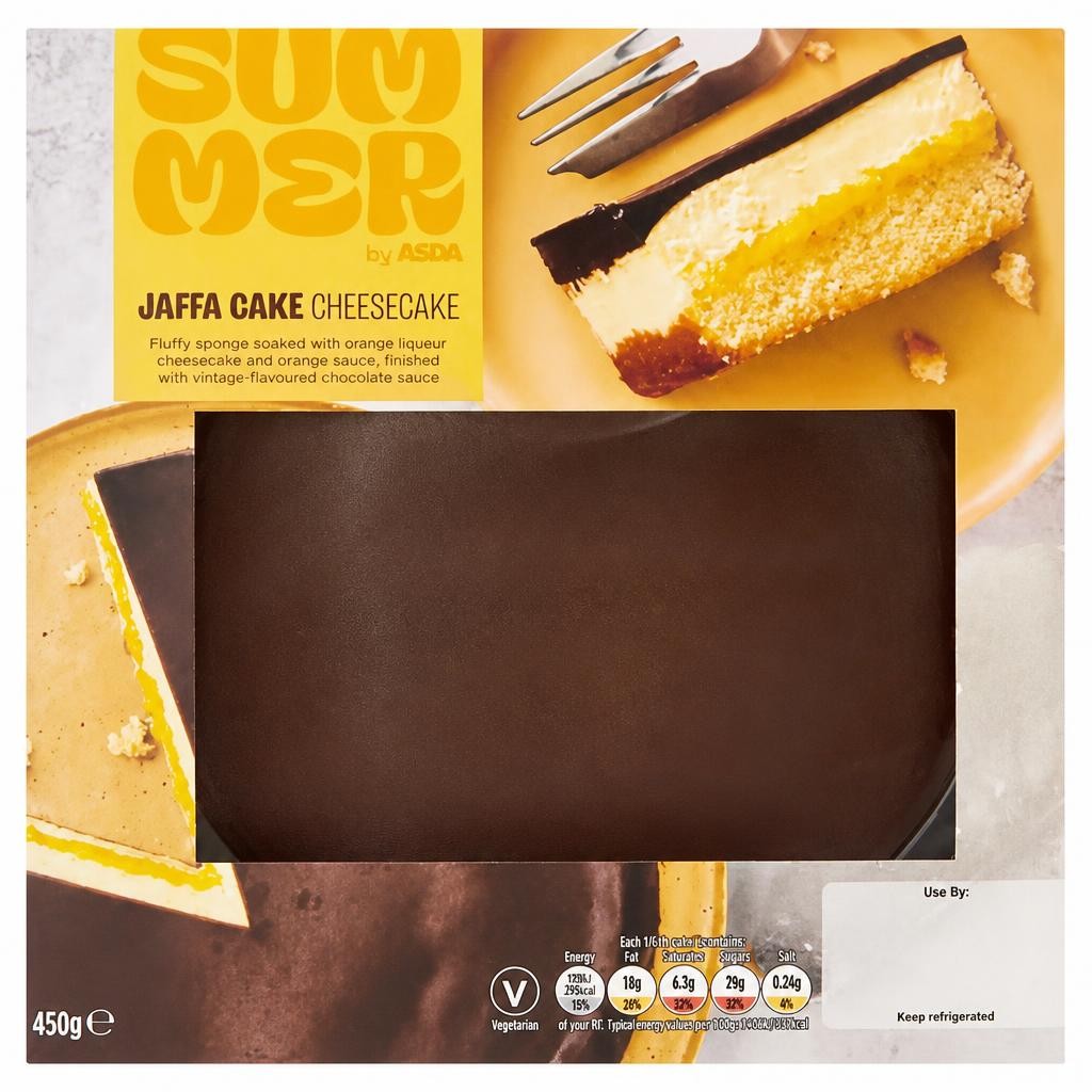 Summer by ASDA Jaffa Cake Cheesecake 450g