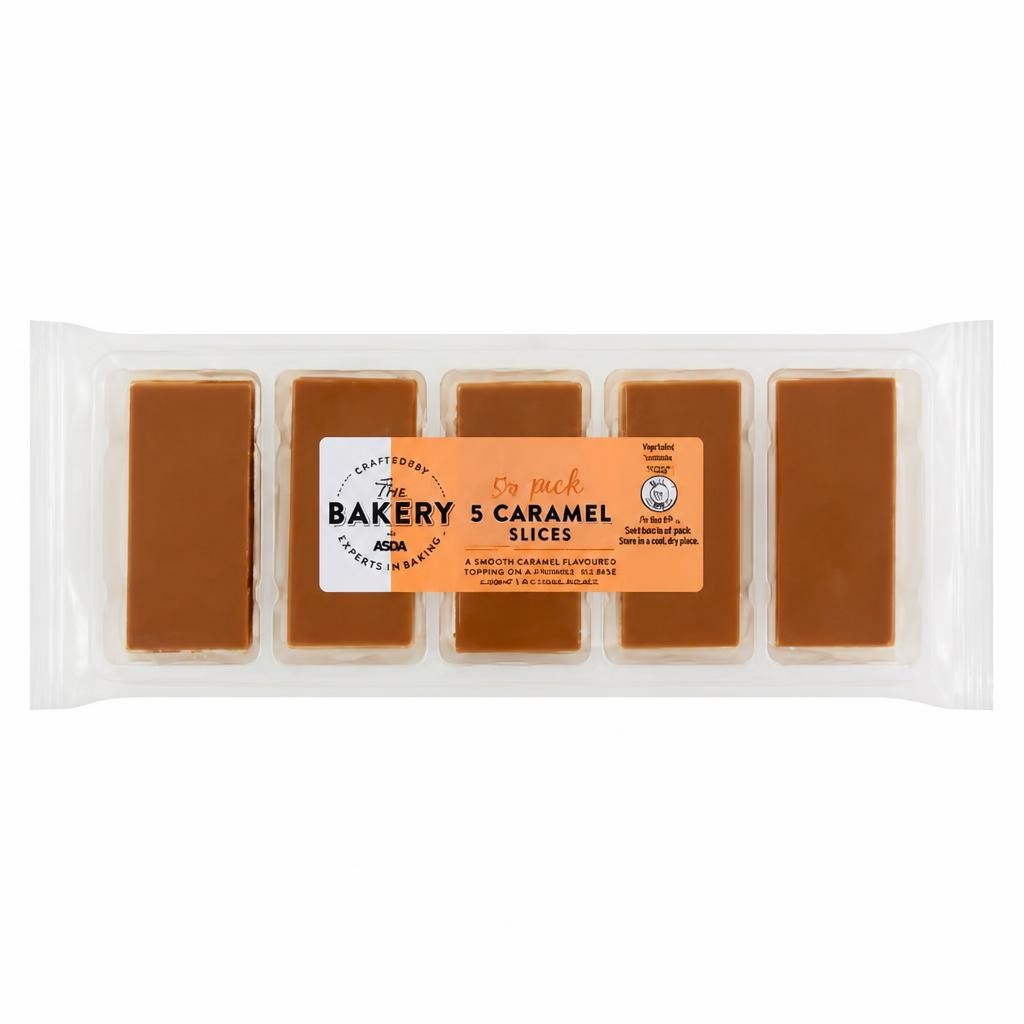The BAKERY at ASDA 5 Caramel Slices 135g