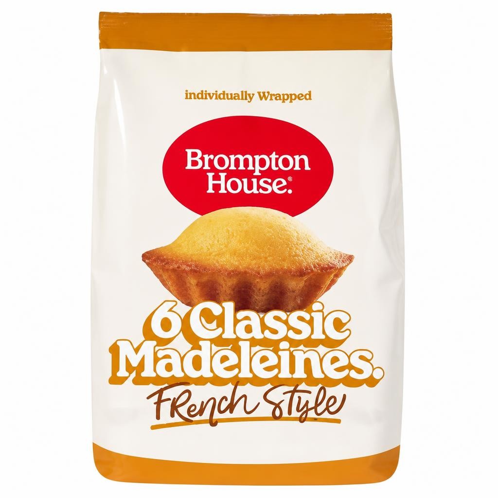 Brompton House Classic Madeleines. 6 x 27.5g (165g)
