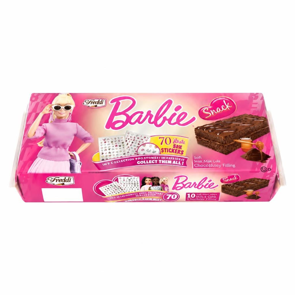 Freddi Barbie Sponge Slices Cocoa & Honey