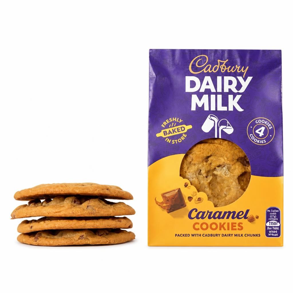 Cadbury Dairy Milk Caramel 4 Cookies
